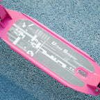 Kids Scooter with Four-Level Adjustable Handlebar, Dual Brake System, 200mm Wheels, ABEC-7 Bearings, Pink