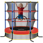 Kids Trampoline, with Safety Net, for Ages 3-10 Years