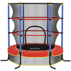 Kids Trampoline, with Safety Net, for Ages 3-10 Years