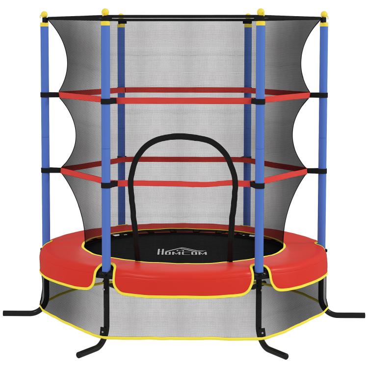 Kids Trampoline, with Safety Net, for Ages 3-10 Years