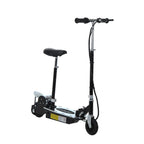 Foldable Powered Scooter with Adjustable Seat, Brake, Black