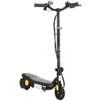 Foldable Electric Scooter, with LED Lights, for Ages 7-14 Years, Black