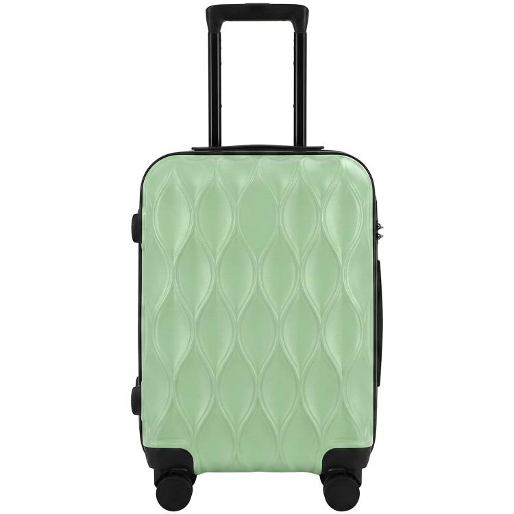 22Inch 56cm 41L Suitcase, ABS Hard Shell Carry On Luggage, Green