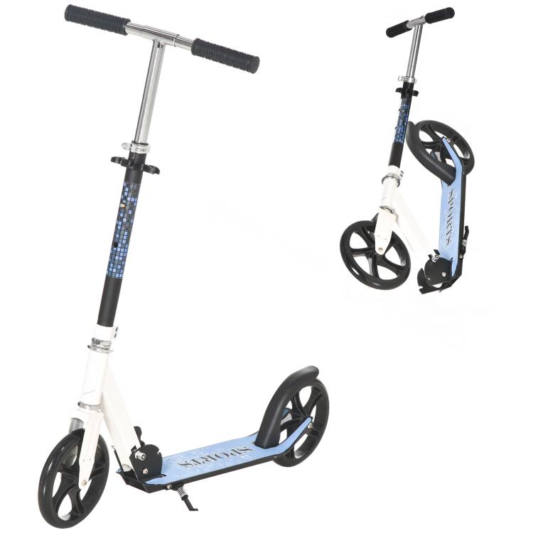 Folding Kids Kick Scooter Ride on Toys-Blue