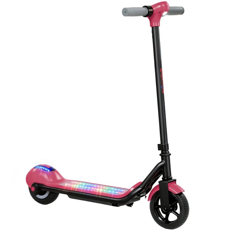 Electric Scooter for Kids, with LED Display, Pink