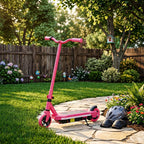 Electric Scooter for Kids 6-14 Years, with Colourful Lights, Pink