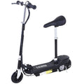Powered Electric Scooter Ride-On, with Brakes, Adjustable Seat, Adjustable Handlebars, Black
