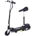 Powered Electric Scooter Ride-On, with Brakes, Adjustable Seat, Adjustable Handlebars, Black