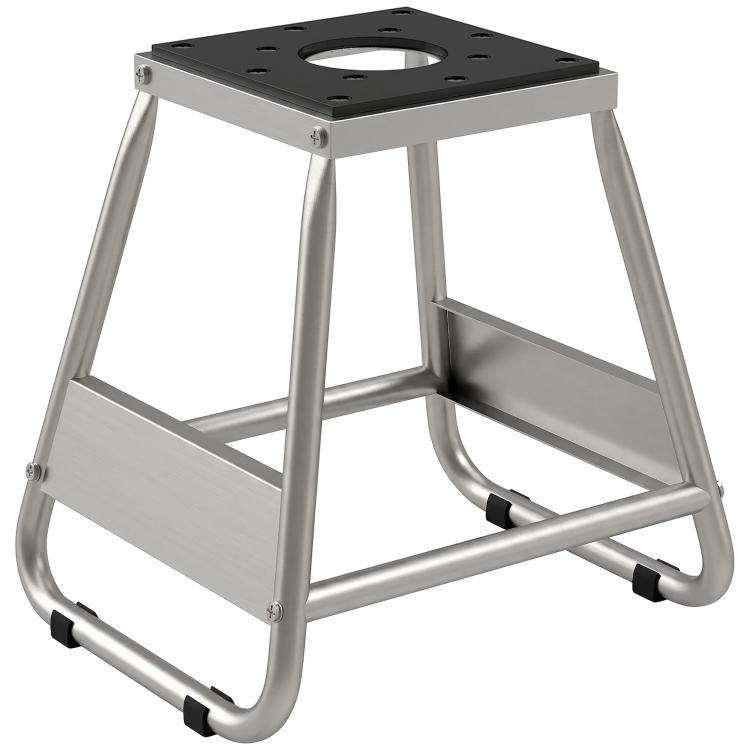 Caballete Tipo Soporte Elevador de Motocross Desmontable de Acero Carga 500 kg con Plataforma de Goma para Reparación