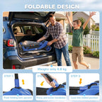 Three-Wheel Foldable Electric Scooter for Kids Aged 6-10 Years, Blue
