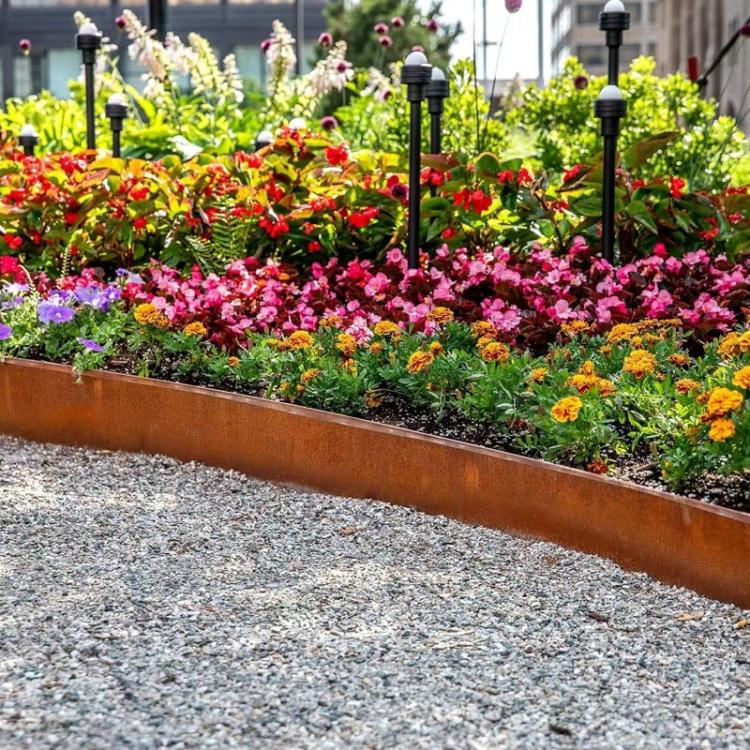12M Flexible Metal Garden Border Lawn Edging Outdoor Grass Path Edge Roll L