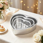 4pcs Heart Shaped Cake Cake model Baking Pan Non Stick Cake Mould Tray