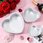 4pcs Heart Shaped Cake Cake model Baking Pan Non Stick Cake Mould Tray