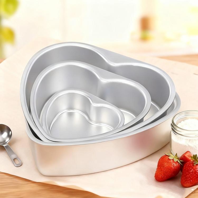 4pcs Heart Shaped Cake Cake model Baking Pan Non Stick Cake Mould Tray
