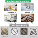 10Pcs Marble Tiles Wall Sticker Self-Adhesive Stick On Kitchen Bathroom Decor