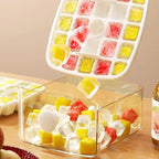 Easy Press 48 Ice Cube Maker Tray Party Bar Ice Cube Maker Mould Ice Storage Box