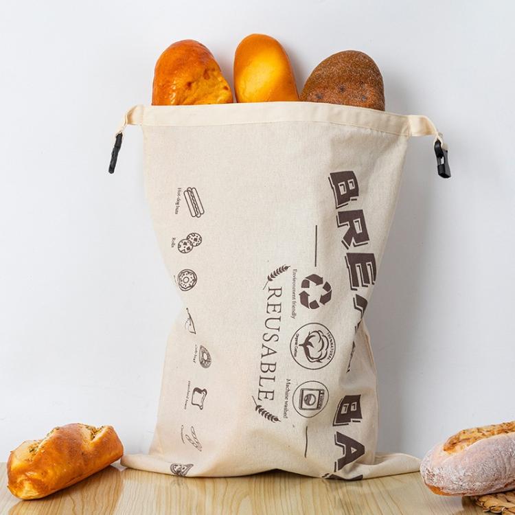 Premium Extra Large Reusable Beeswax Bread Bags Cotton Linen Storage Keep Fresh