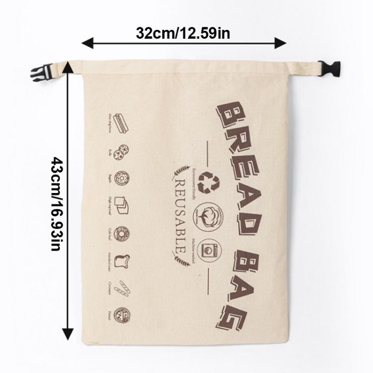 Premium Extra Large Reusable Beeswax Bread Bags Cotton Linen Storage Keep Fresh