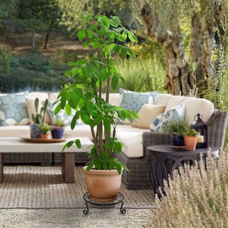 3pcs Indoor Metal Plant Stand Decorative Iron Flower Pot Holders Durable Steel~