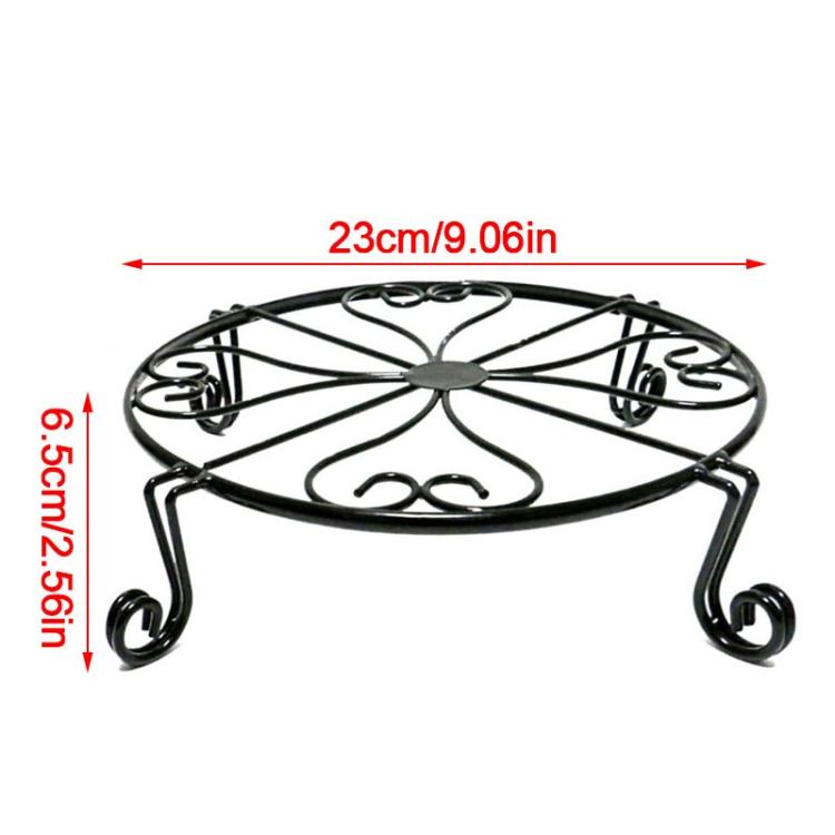 3pcs Indoor Metal Plant Stand Decorative Iron Flower Pot Holders Durable Steel~