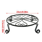 3pcs Indoor Metal Plant Stand Decorative Iron Flower Pot Holders Durable Steel~