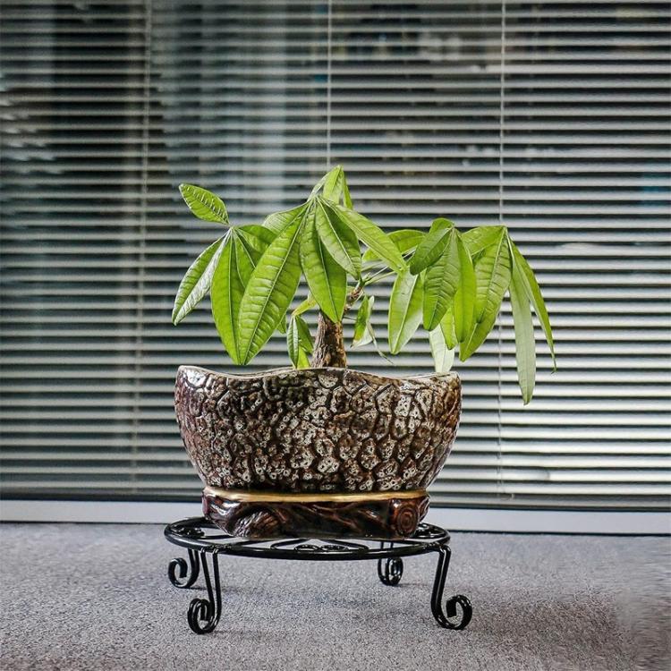 3pcs Indoor Metal Plant Stand Decorative Iron Flower Pot Holders Durable Steel~