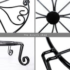 3pcs Indoor Metal Plant Stand Decorative Iron Flower Pot Holders Durable Steel~