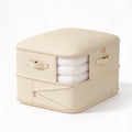 4x Clothes Storage Bags With Zips Bedroom Large Collapsible Storage Box Bedding