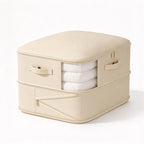 4x Clothes Storage Bags With Zips Bedroom Large Collapsible Storage Box Bedding