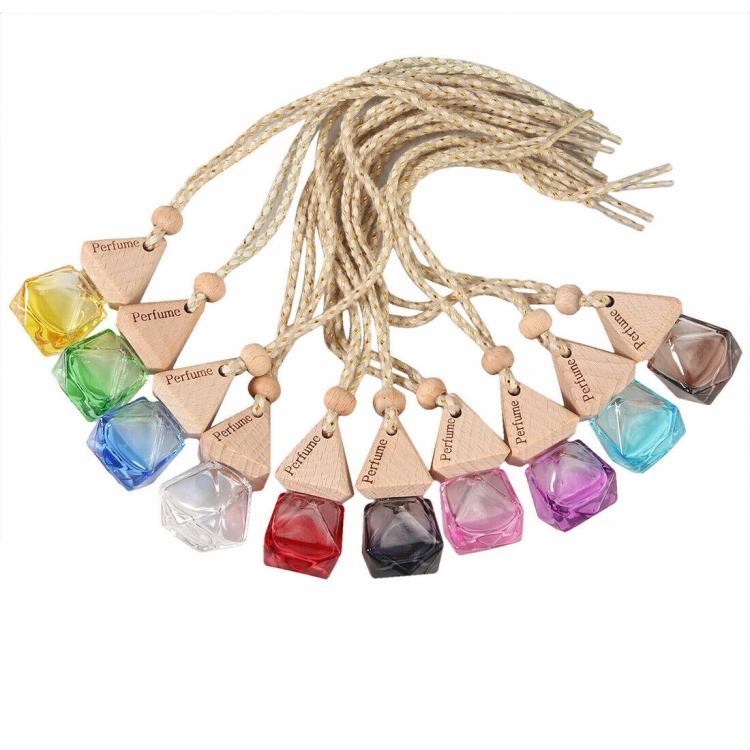 20x Hanging Empty Car Mini Perfume Bottle Diffuser Air Freshner Gadget Ornament