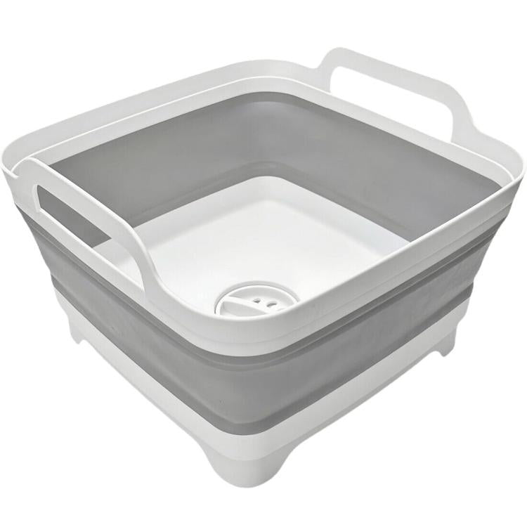 Foldable Multipurpose Basin Collapsible Washing Up Bowl Camping Sink Travel UK