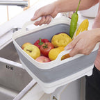 Foldable Multipurpose Basin Collapsible Washing Up Bowl Camping Sink Travel UK