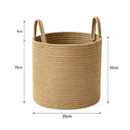 Laundry Basket Folding Bin Bag Hamper With Handle Storage Organize Basket