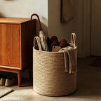 Laundry Basket Folding Bin Bag Hamper With Handle Storage Organize Basket