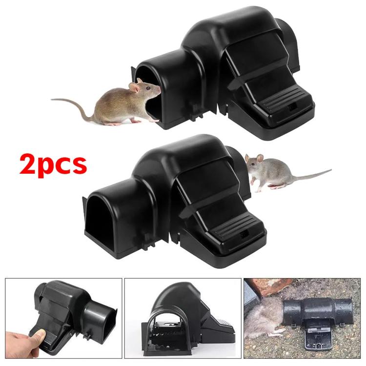 2pcs Rat Traps That Kill Instantly Rat Catcher for Outdoors Indoors Rodent Trap