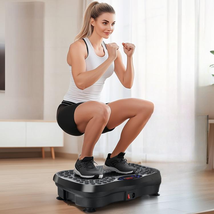 Vibration Plate Exercise Machine Bluetooth-Compatible Rhythm Full Body Shaker Adjustable Speed Weight Loss Fat Shaking Machines