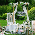 2M Wedding Arch Door Backdrop Stand Flower Display Frame Backdrop Metal Rack
