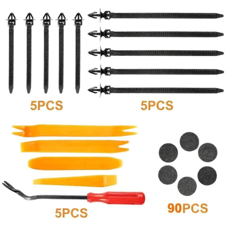 925pcs Universal Car Fasteners Trim Clips Bumper Body Panel Retainers Push Pins