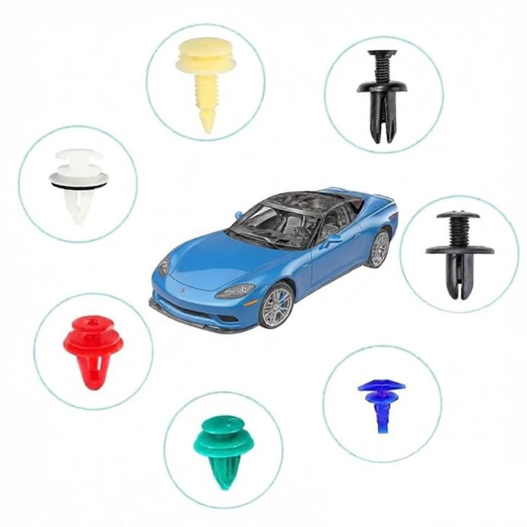 925pcs Universal Car Fasteners Trim Clips Bumper Body Panel Retainers Push Pins