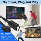 For Wii Input to HDMI-Compatible Converter HD 1080P Video Audio Output Adapter