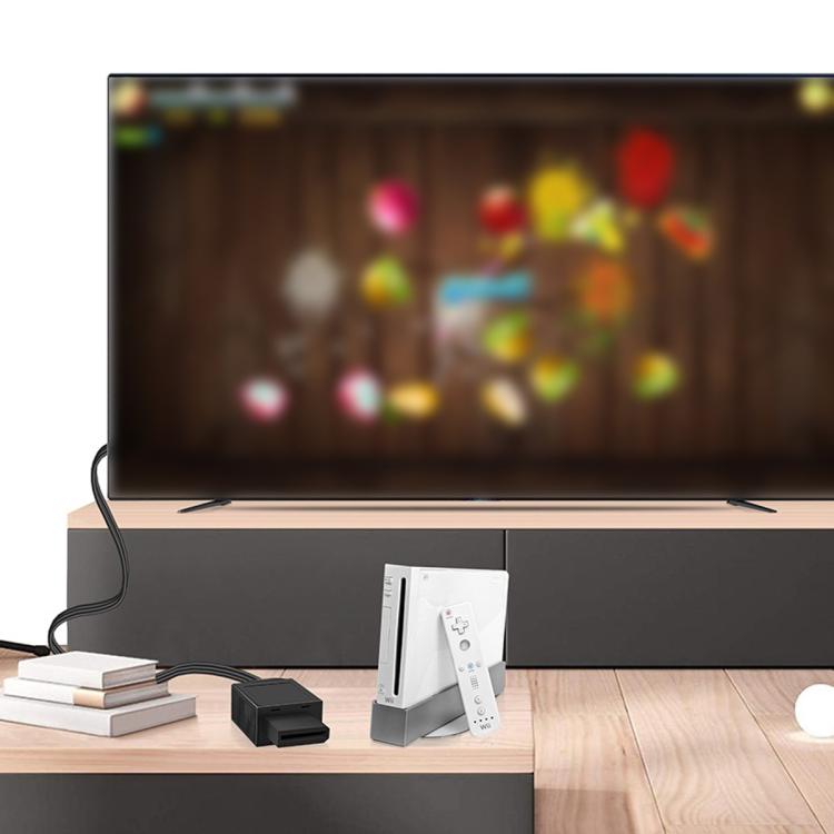 For Wii Input to HDMI-Compatible Converter HD 1080P Video Audio Output Adapter