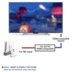 For Wii Input to HDMI-Compatible Converter HD 1080P Video Audio Output Adapter