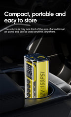 Car Tyre Inflator Cordless Digital Rechargeable Tire Air Compressor Pump Tool