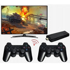 64G 20000+ Retro Games Video Game Console TV Stick 4K HDMI Wireless Controller~