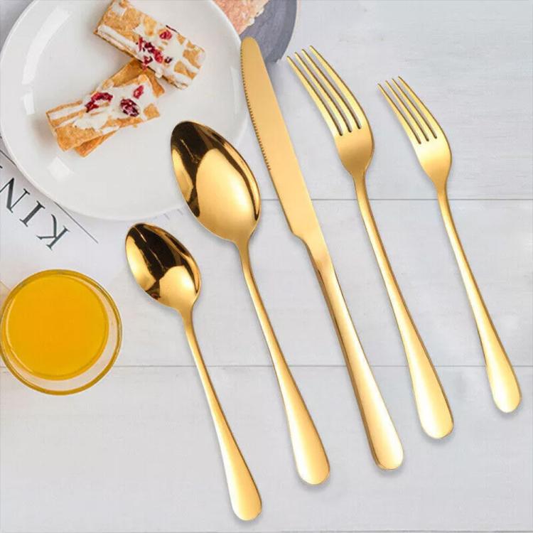 30X Cutlery Dinner Set Stainless Steel High Grade Tableware Tea Spoons Fork Tool