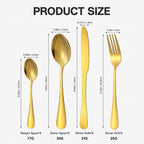 30X Cutlery Dinner Set Stainless Steel High Grade Tableware Tea Spoons Fork Tool