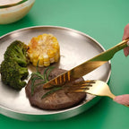 30X Cutlery Dinner Set Stainless Steel High Grade Tableware Tea Spoons Fork Tool