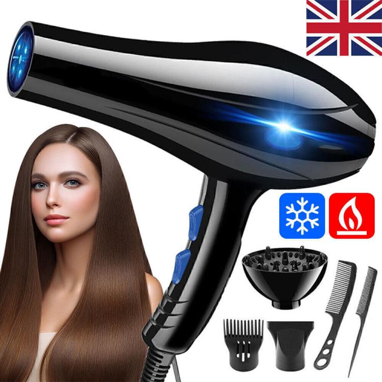 Professional Hair dryer Nozzle Low Noise 2200w Ionic Blow Dryerwith Diffuser