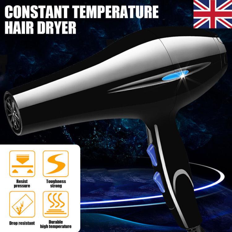 Professional Hair dryer Nozzle Low Noise 2200w Ionic Blow Dryerwith Diffuser