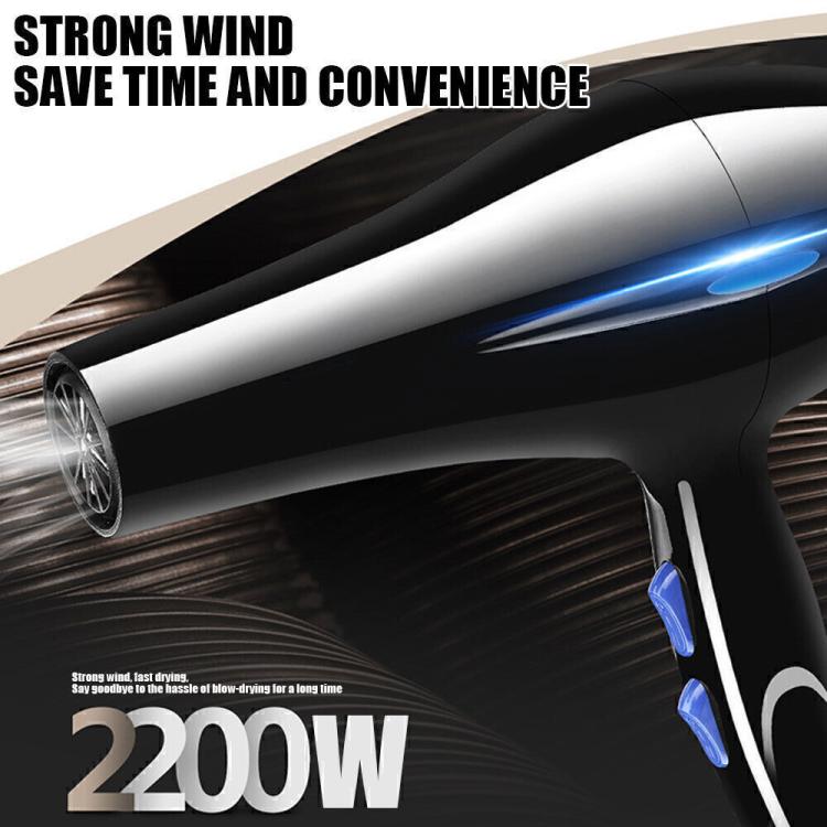 Professional Hair dryer Nozzle Low Noise 2200w Ionic Blow Dryerwith Diffuser